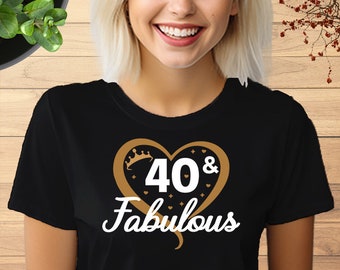 Fabelhaftes Tshirt, Personalisieren Sie Geburtstag jedes Alter T-Shirt, 40. Geburtstagsgeschenk-Shirt, Geburtstagsgeschenk für Freund, Geburtstagsgeschenk für sie, 761