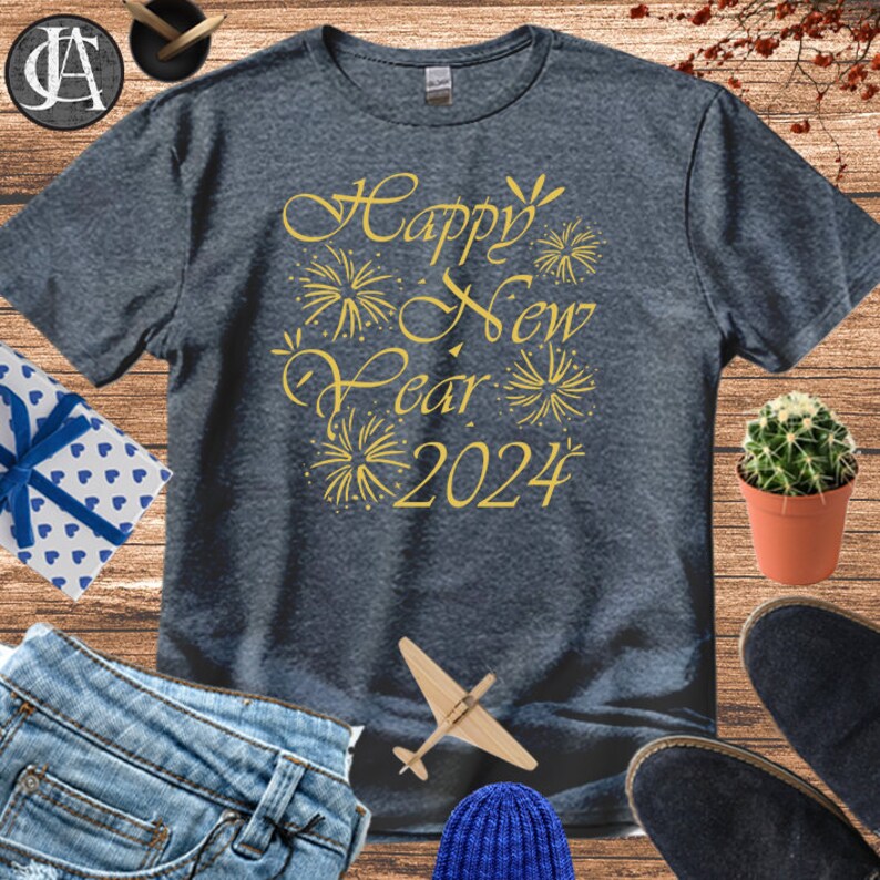 Happy New Year 2024 Shirt, New Year 2024 Gift T Shirt, Hello New Year