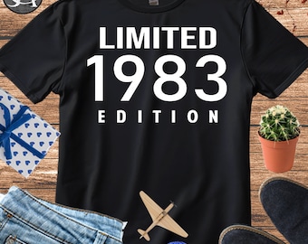 Limited Edition 1983 T shirt, Ladies 41th Birthday Tshirt, 41th Birthday Shirt, 41th Birthday Gift Shirt, Birthday Gift for women Shirt, 904