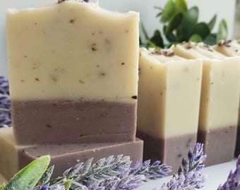 Lavender Shea Butter Soap Bar: Natural Calming Body Bar
