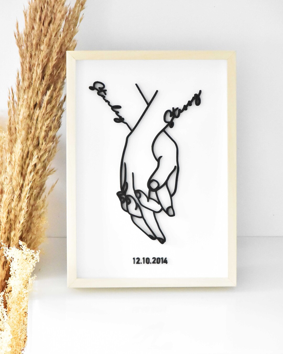 Cadre Amour - Cadre personnalisé - Cadeau personnalisé couple - cadeau ...