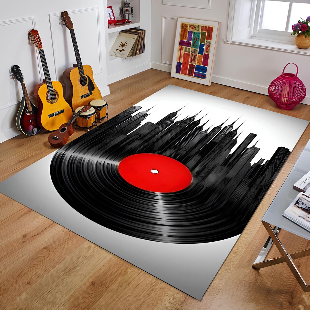 Music Rug Custom Rug Music Room Rug Non Slip Rug Popular Etsy UK