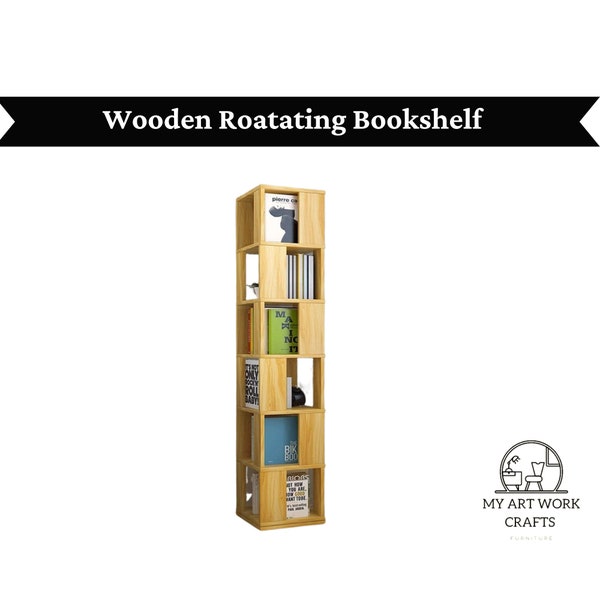 Revolving Bookcase Etsy