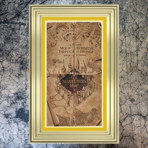 Carte de Marauderz, point de croix
