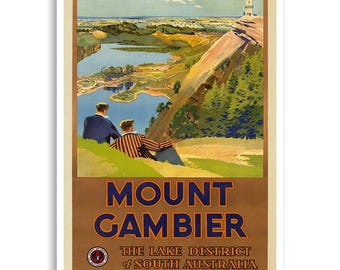 Distretto dei laghi del Monte Gambier nell'Australia Meridionale