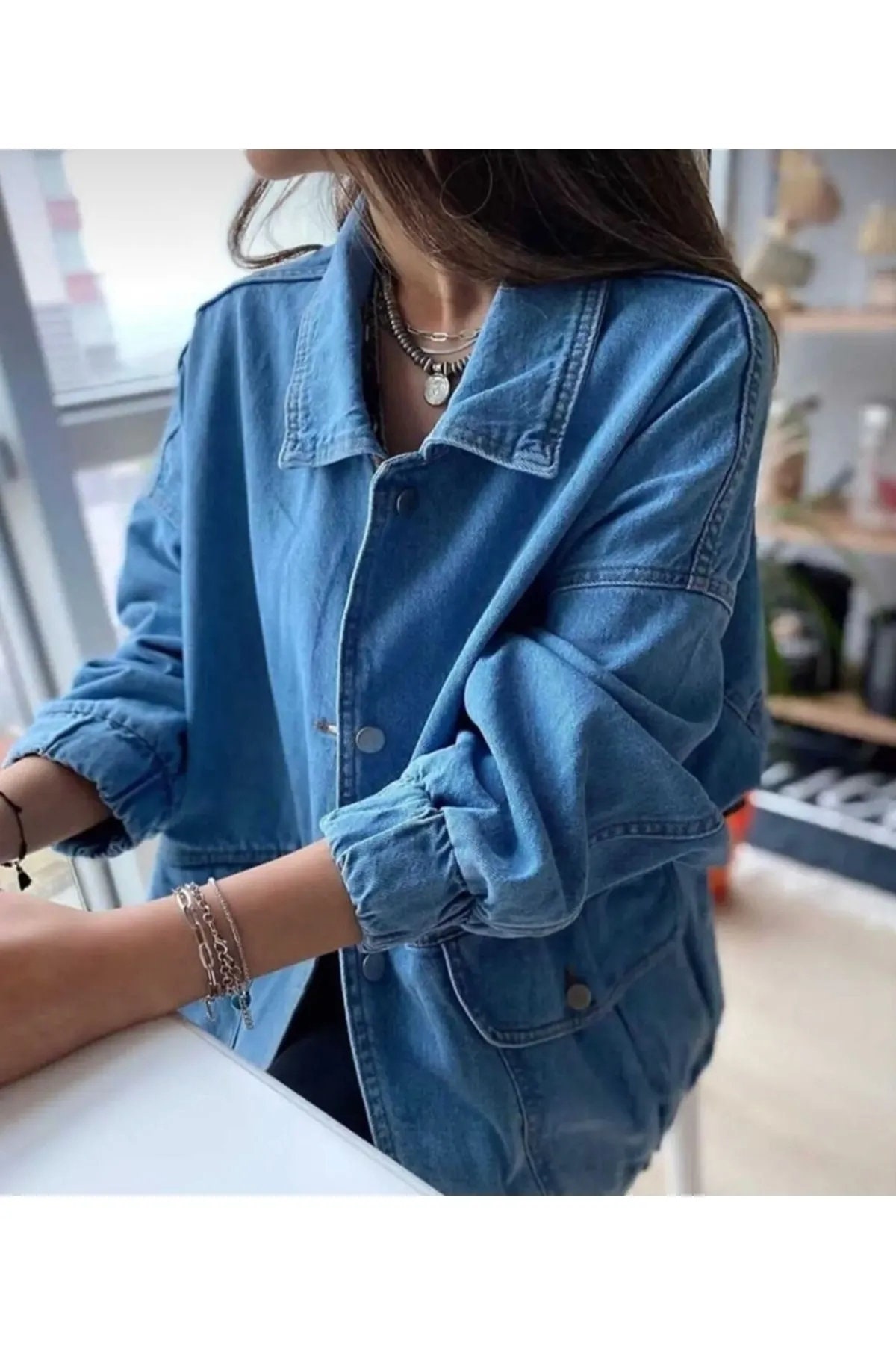 Discover the Latest Fashion Trend: Women's Oversized Denim Jackets for ...