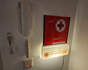 Emergency folder & folder station