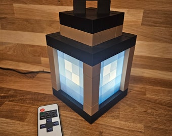 Minecraft lantaarnlamp voor grote en kleine fans