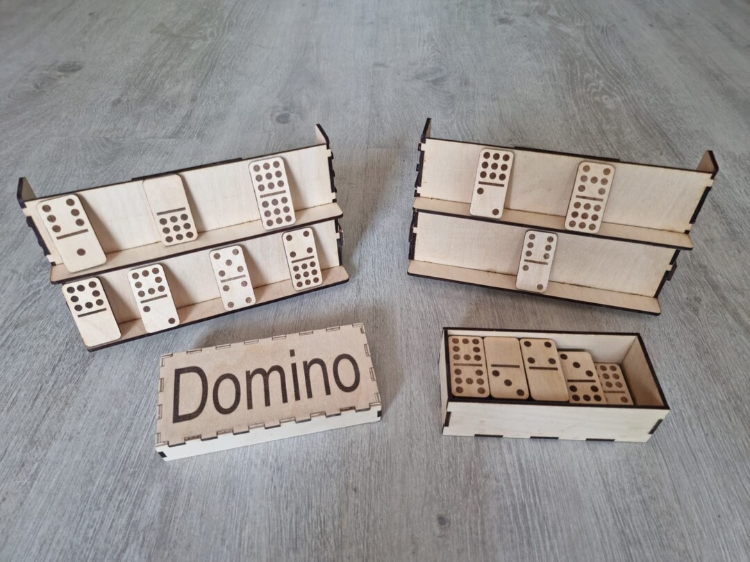 3d Puzzle Wooden Domino Game Etsy