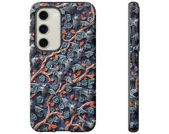 Custodia per telefono Crazy Bats of Transylvania, aspetto argilla 3D - Cover per telefono Samsung Pixel resistente per iPhone