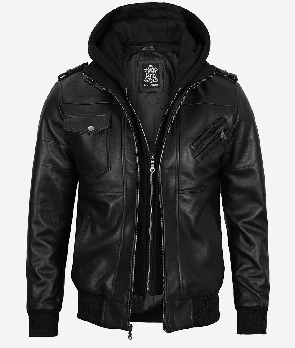Leder jacket for men hotsell