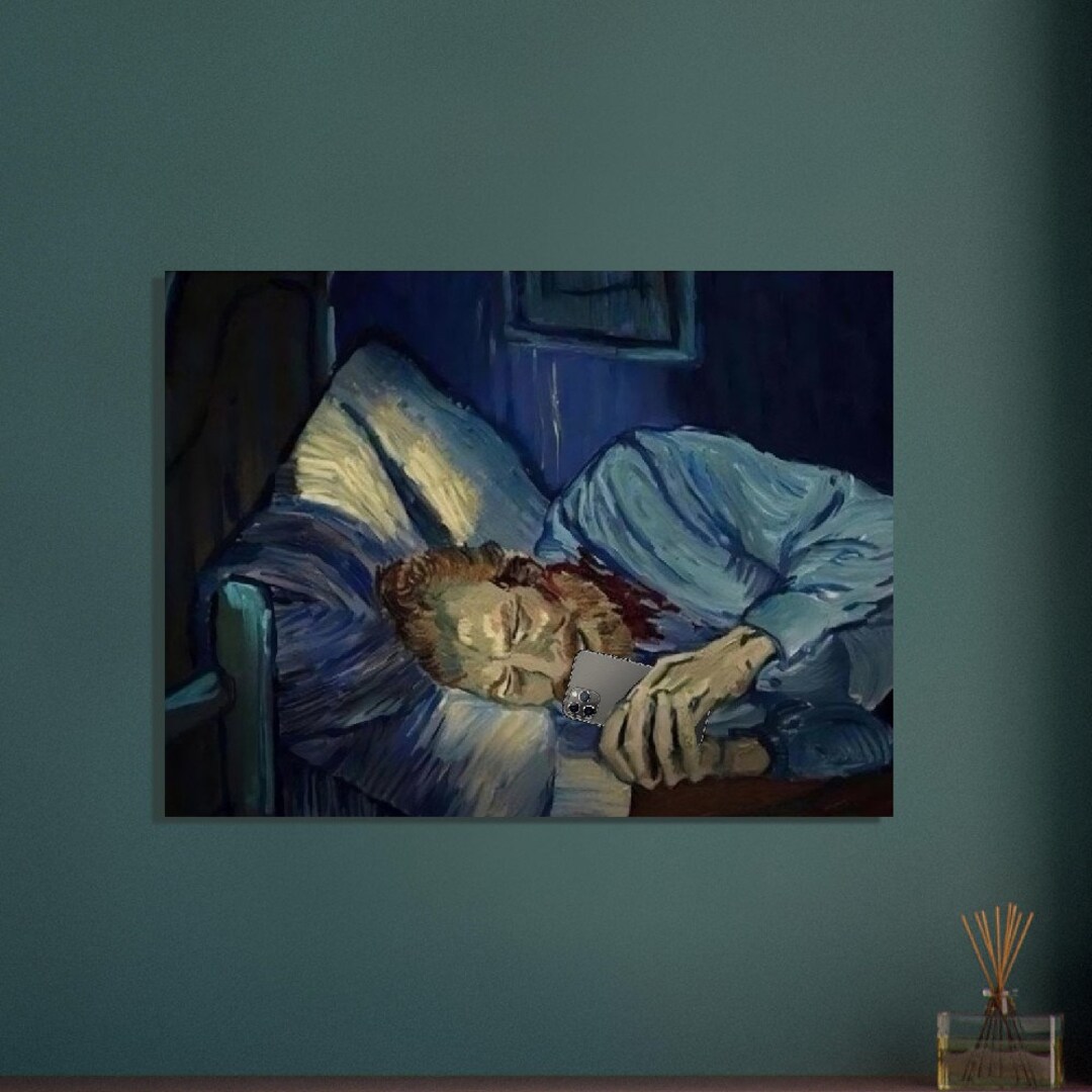 Limited Edition Original Van Gogh Meme Poster Museum Etsy