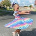 Bamboo Adventure Daisy Twirl Dress in Pink with Floral Print