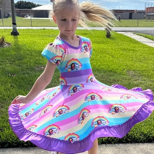 Rainbow Dollhouse and Friends Twirl Dress