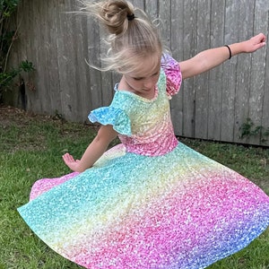 Baylor Plaid Bear Flutter Twirl Dress