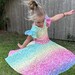 TCU White Frog Flutter Twirl Dress main image 0