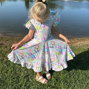 Squishmallow Bow Back Twirl Dress