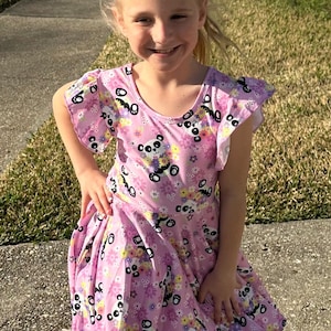 Playful Panda Crossback Twirl Dress