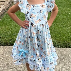 FurRescrew Sleeveless Ruffle Dog Dress