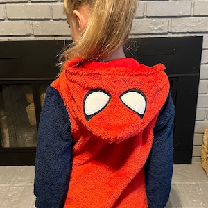 Spider Guy Zip Up Fleece Hoodie