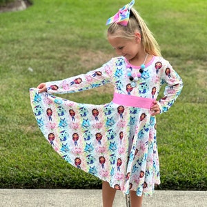 Dollhouse long sleeve twirl crossback