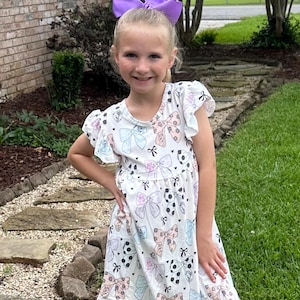 Bluey and Friends Bow Dress