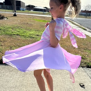 Pink Bunny Eared Twirl Dress