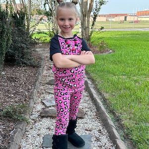 Golden Pink Leopard Leggings Set - Etsy