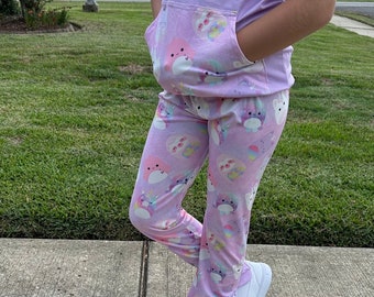 Ensemble jogging violet squishmallow