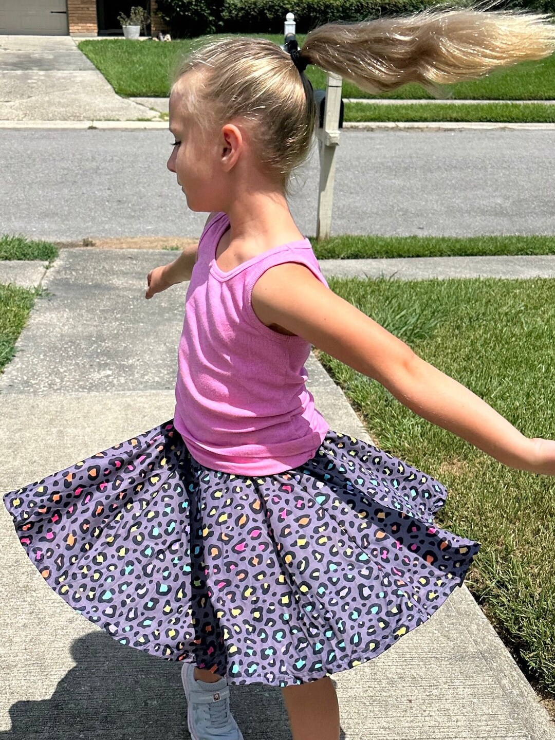 Aurelia Leopard Skort main image 1