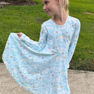 Kawaii Puppy bow back  Twirl Dress