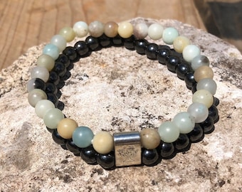 Pulsera magnética de piedras preciosas: magnetoterapia, ideas para regalar piedras preciosas, pulseras hechas a mano.