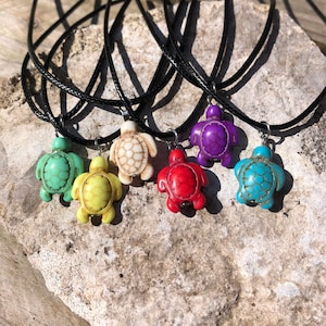 Turtle Necklace-Turtle Gift Ideas, Seaside Necklace, Handmade Necklaces