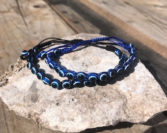 Boze oog kralen armband-handgemaakte armband, kralen armband, boze oog cadeau-ideeën