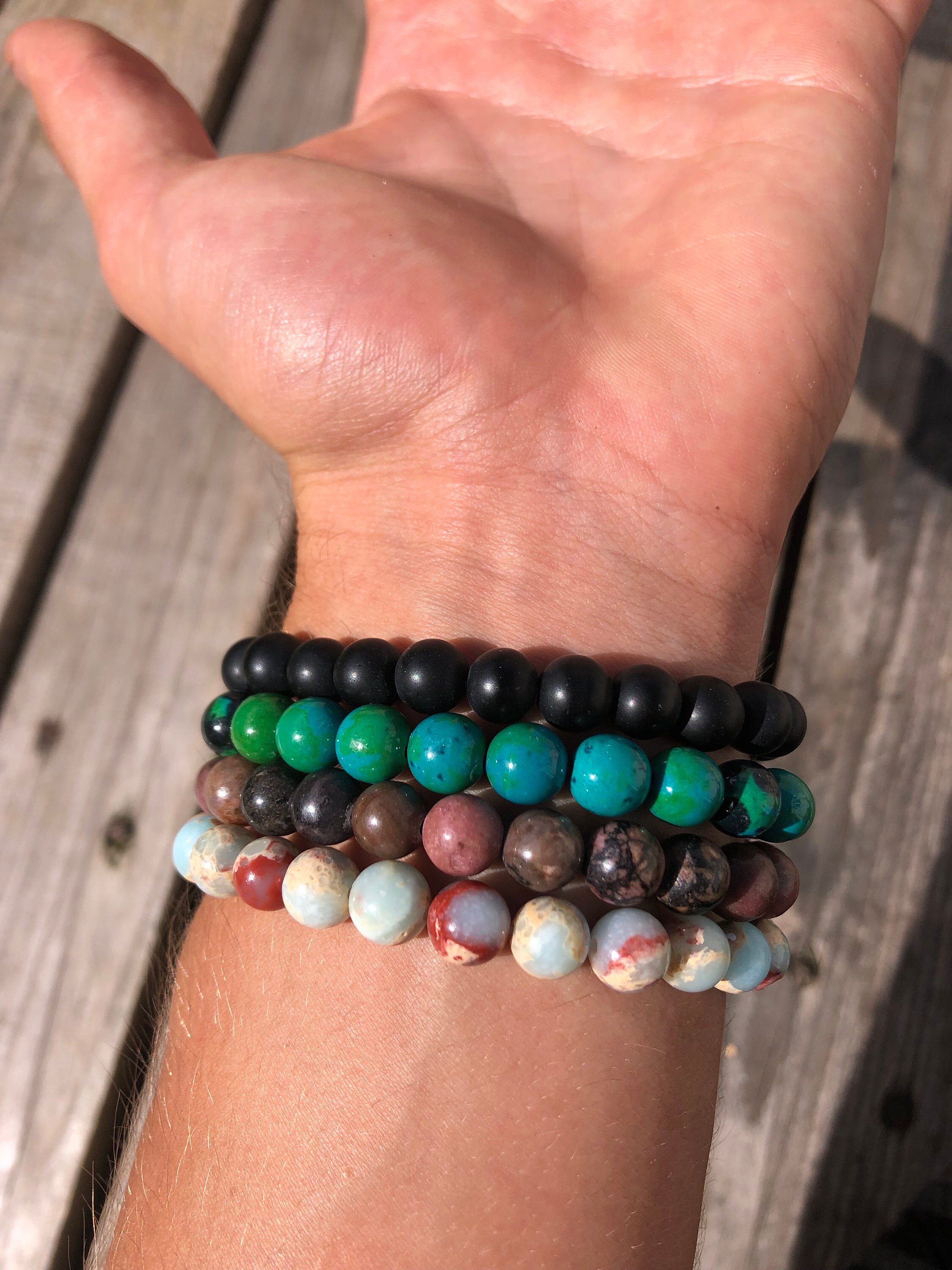 ブレスレット ROMANTINUER SN169 Magnetic Gemstone Bracelet Magnetic Gemstone Bracelet-handmade Bracelets, Gemstone