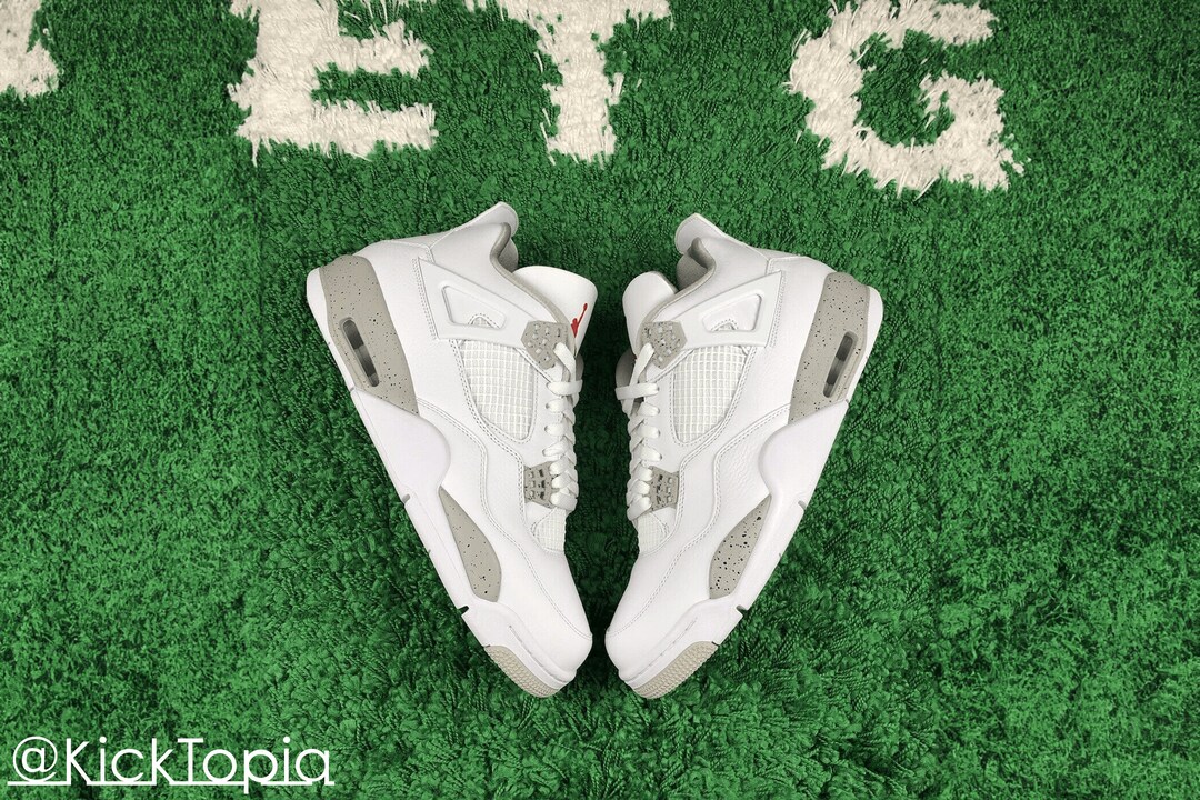 Air Jordan 4 oreo Custom Sneakers Air Jordan 4 Etsy