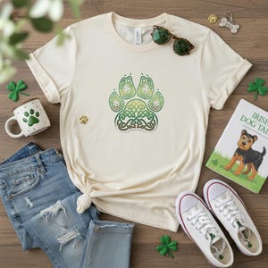 Keltische Pfote SVG – Irisches Hunde-Traditionsdesign für Laserschnitt und Vinyl