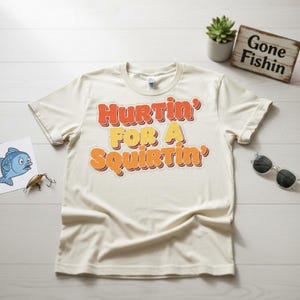 70s Groovy Hurtin For A Squirtin PNG - Retro Bubble Font SVG - Distressed Vintage Food Pun PNG