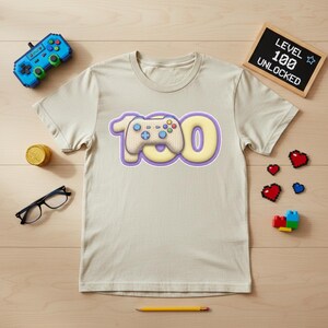 3D Crochet Gamer PNG - Knit Level 100 Unlocked School Design