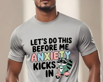 Lasst uns das erledigen, bevor meine Angstzustände einsetzen (PNG, Trendy PNG, Popular PNG, Funny Mental Health PNG, Cute Frog PNG, Anxiety Quote PNG)