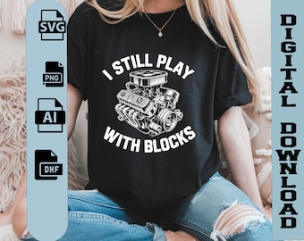 Funny Car Engine Art T-Shirt | V8 Engine Sublimation File for Mechanics, Hot Rod Car Decor, Gearhead Gift, Engine Block PNG Design