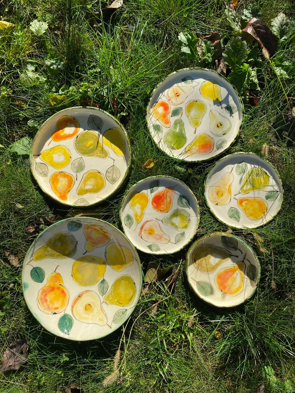 洋ナシ、陶器の装飾デザイン キッチン用陶器製洋ナシ装飾 - Etsy 日本