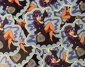 Elvira Mistress of the Dark 3” Vinyl Sticker
