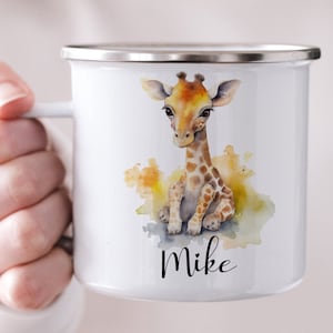 Custom Animal Mug for Kids, Personalized Kids Mug, Kids Name Cup, Customized Gift for Children