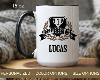 Worlds Best Dad Mug, Custom Dad Mug Dad Gift From Kids, Father's Days Gift from Kids, Personalized Dad Birthday