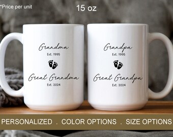 Great Grandma Mug, Great Grandpa Mug, Great Grandmother Gift, Great Grandpa Gift