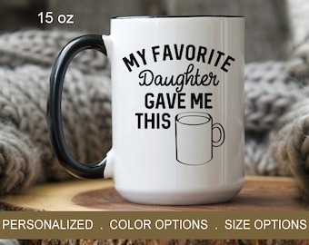 Personalized Dad Mug, Father's Day Gift From Daughter