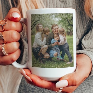 Custom Photo Mug With Photo, Personalized Cup, Personalized Photo Mug, Gift For Her Him, Customised Mug