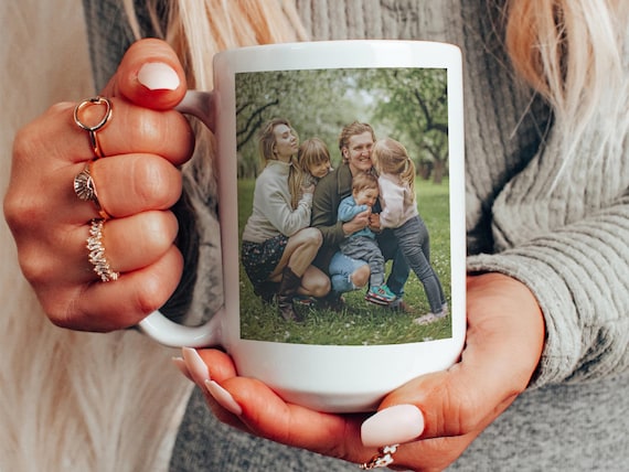 Custom Photo Mug: Personalized Ceramic Cup, Gift for Him/Her