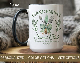 Gardening Mug, Plant Lover Gift, Gardening Lover Gift